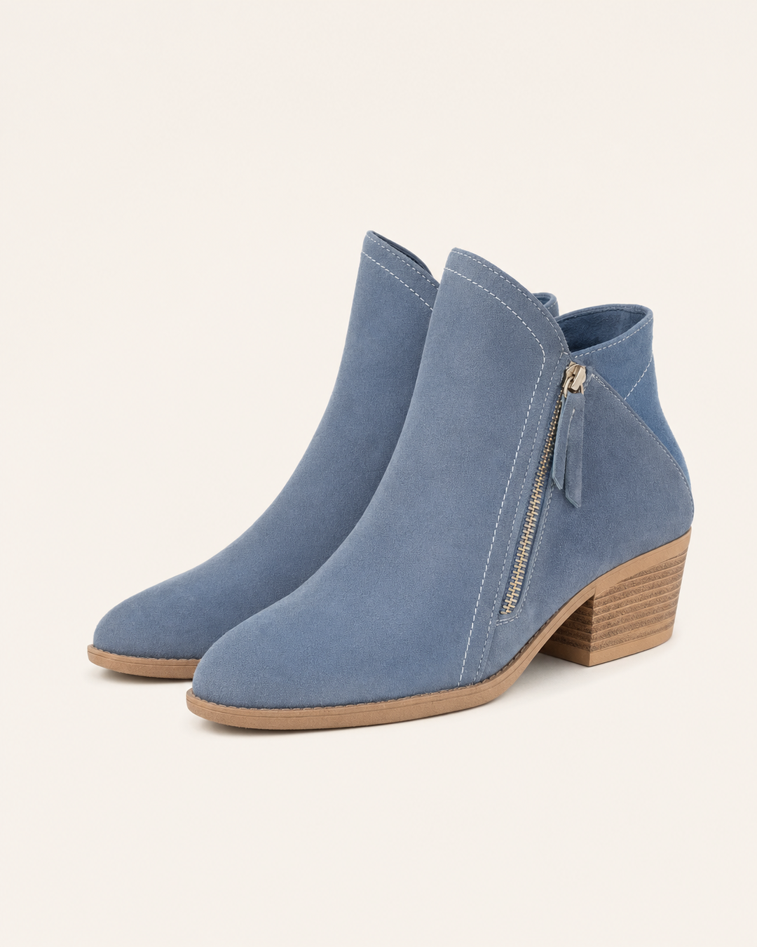 Audra | Waterproof Suede Low Ankle Boots
