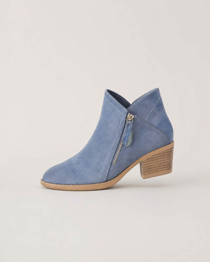Audra | Waterproof Suede Low Ankle Boots