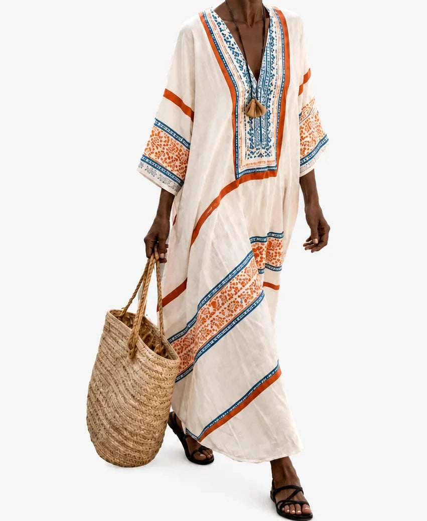 Aziza | Resort Kaftan Maxi Dress