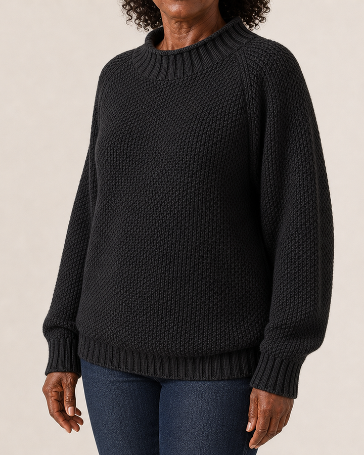 Ann | Relaxed Textured Knit Sweater