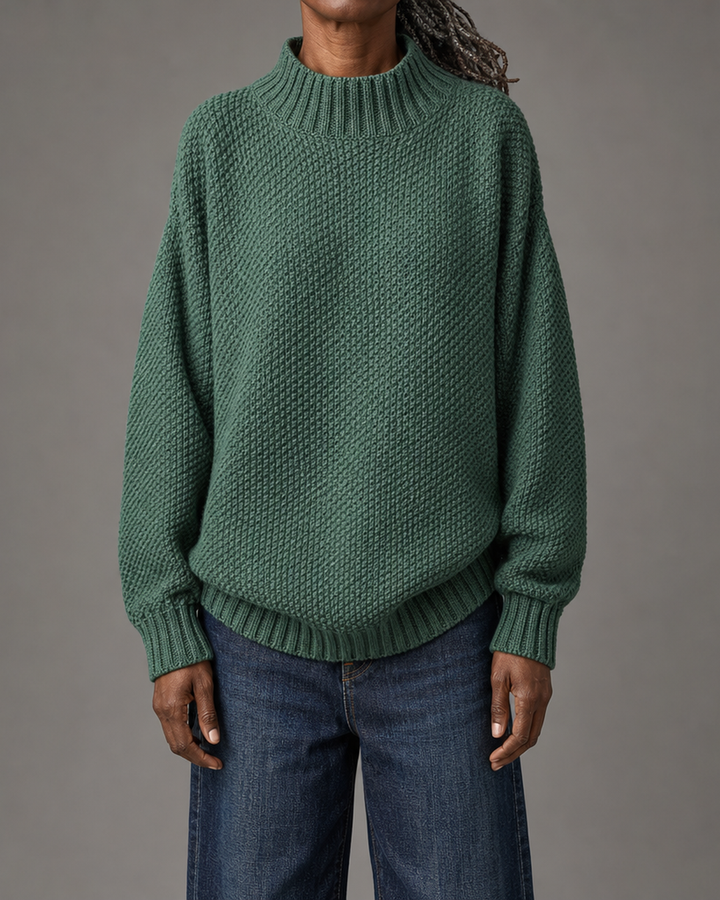Barbara | Relaxed Textured Knit Sweater