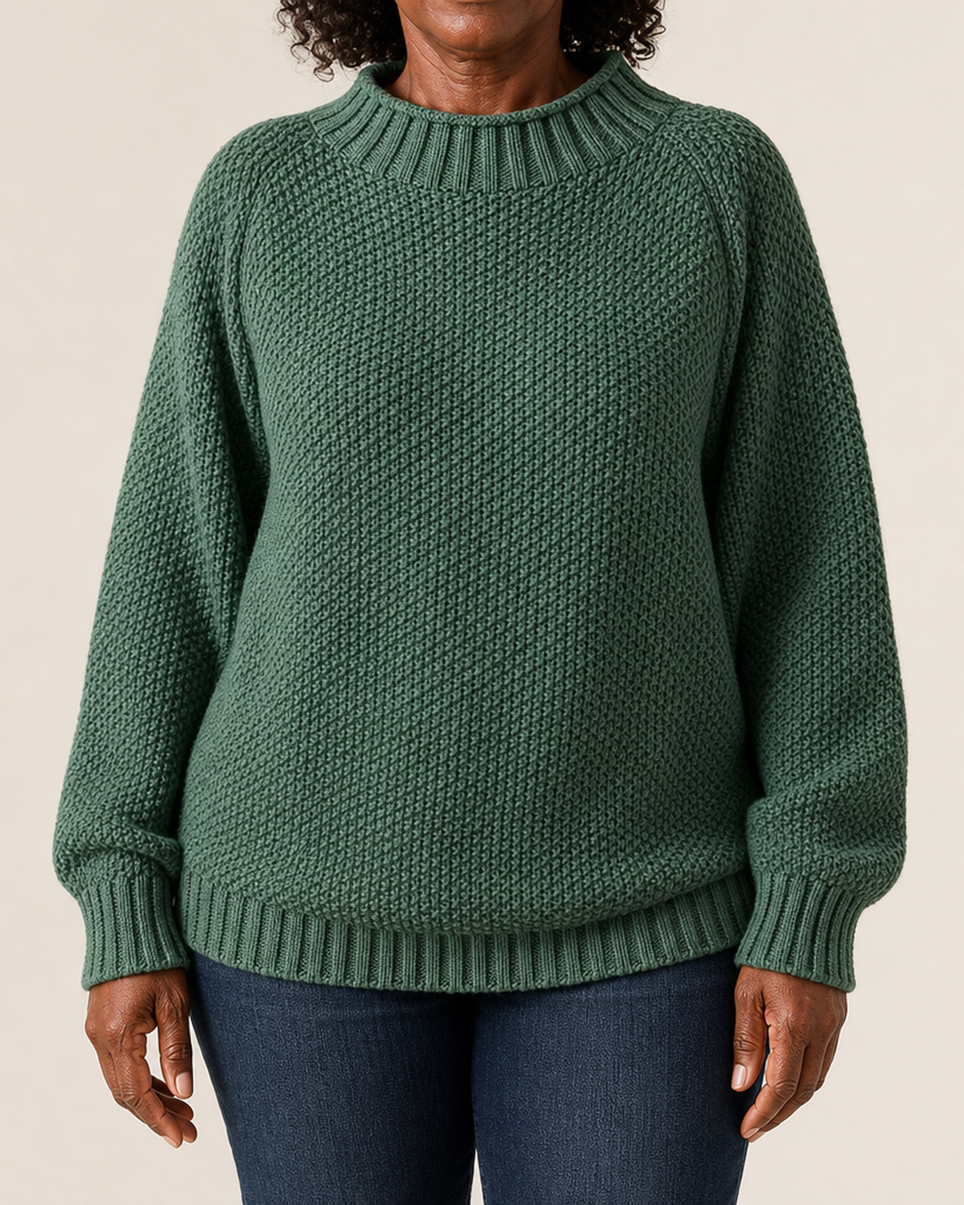 Ann | Relaxed Textured Knit Sweater