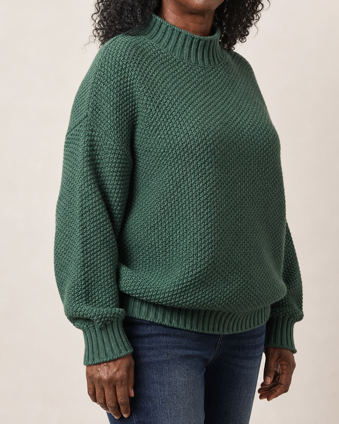 Ann | Relaxed Textured Knit Sweater