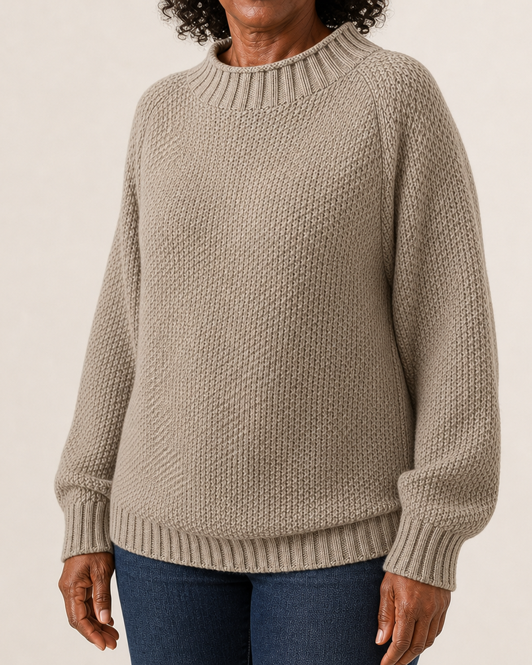 Ann | Relaxed Textured Knit Sweater
