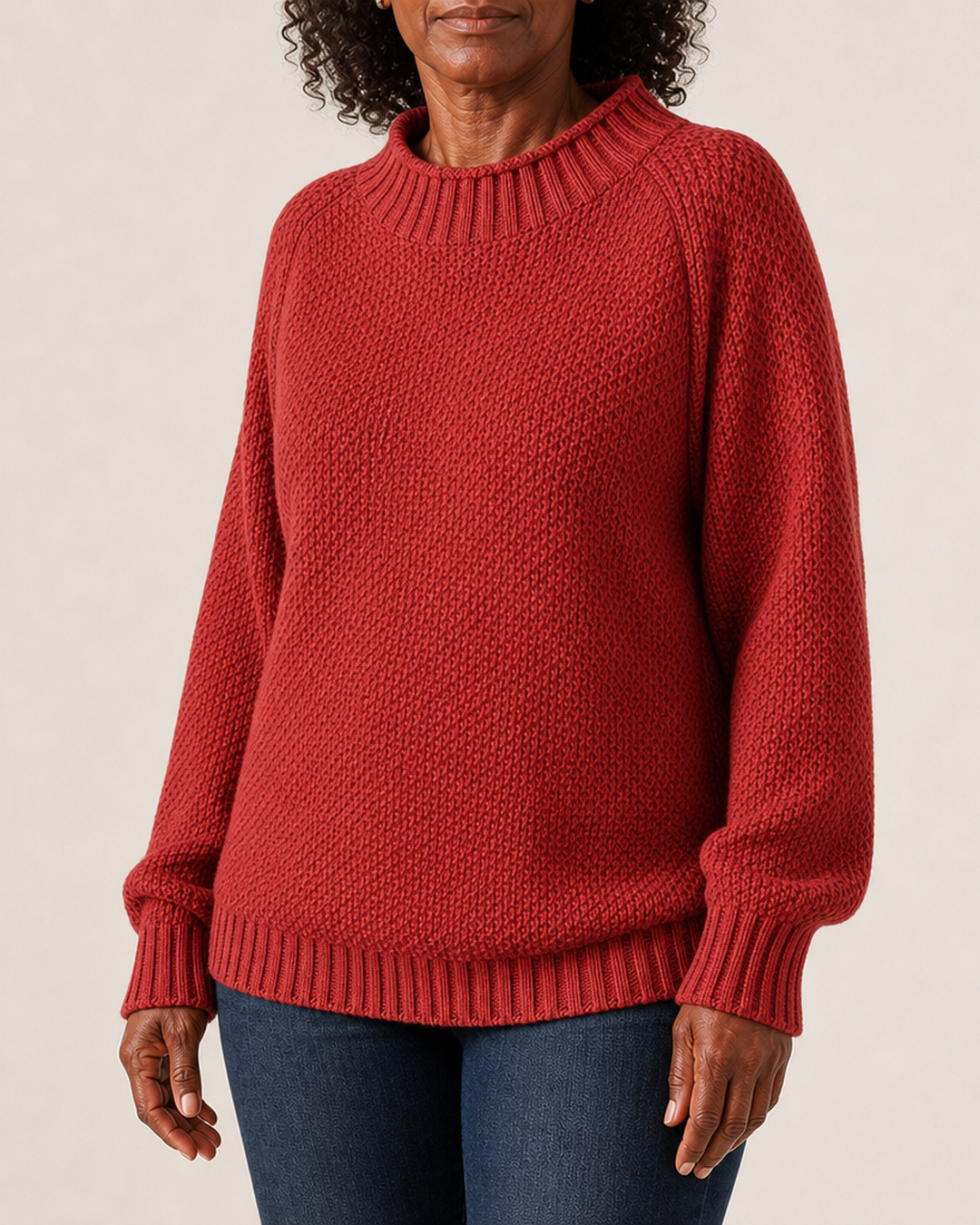 Ann | Relaxed Textured Knit Sweater