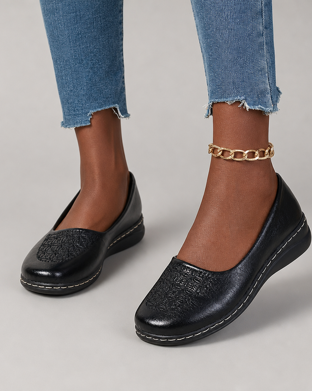 Ginger | Patterned Comfort Slip-Ons