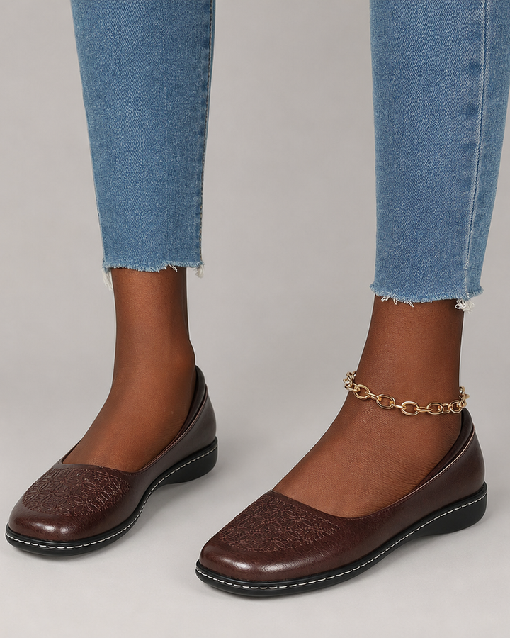 Ginger | Patterned Comfort Slip-Ons