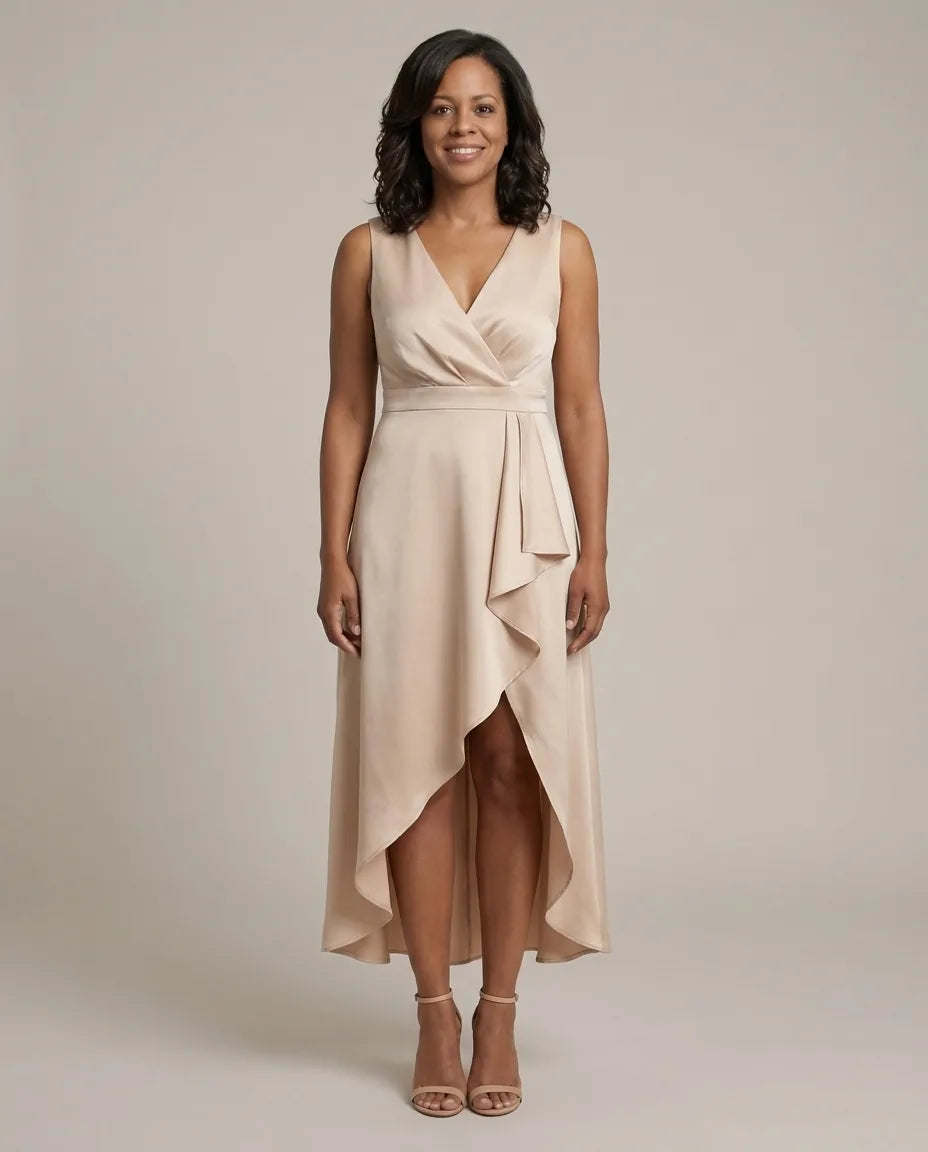 Nora | Midi Wrap Dress with V-Neck