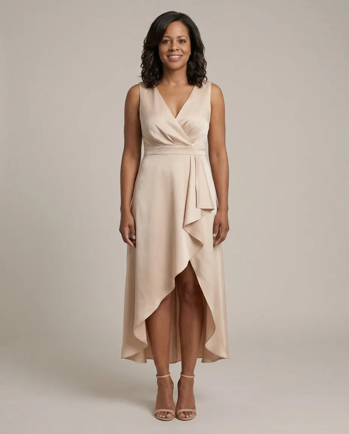 Nora | Midi Wrap Dress with V-Neck