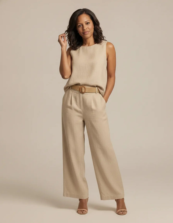 Paloma | Boho Belted Two-Piece Set
