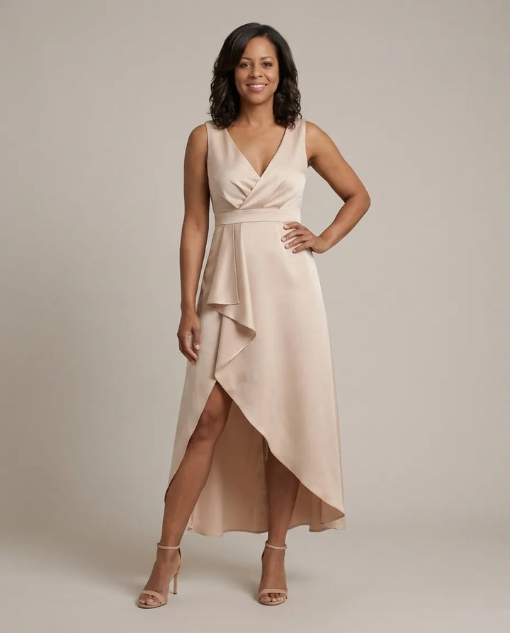 Nora | Midi Wrap Dress with V-Neck