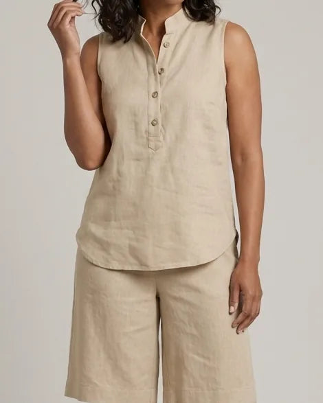 Mariel | Sleeveless Cotton Short Set