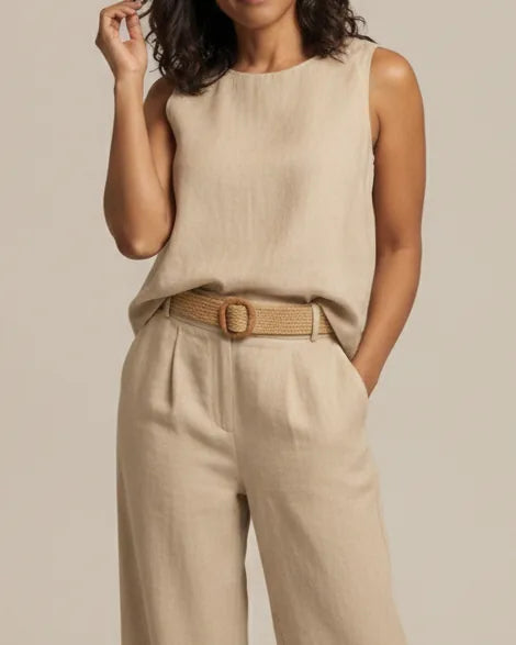 Paloma | Boho Belted Two-Piece Set