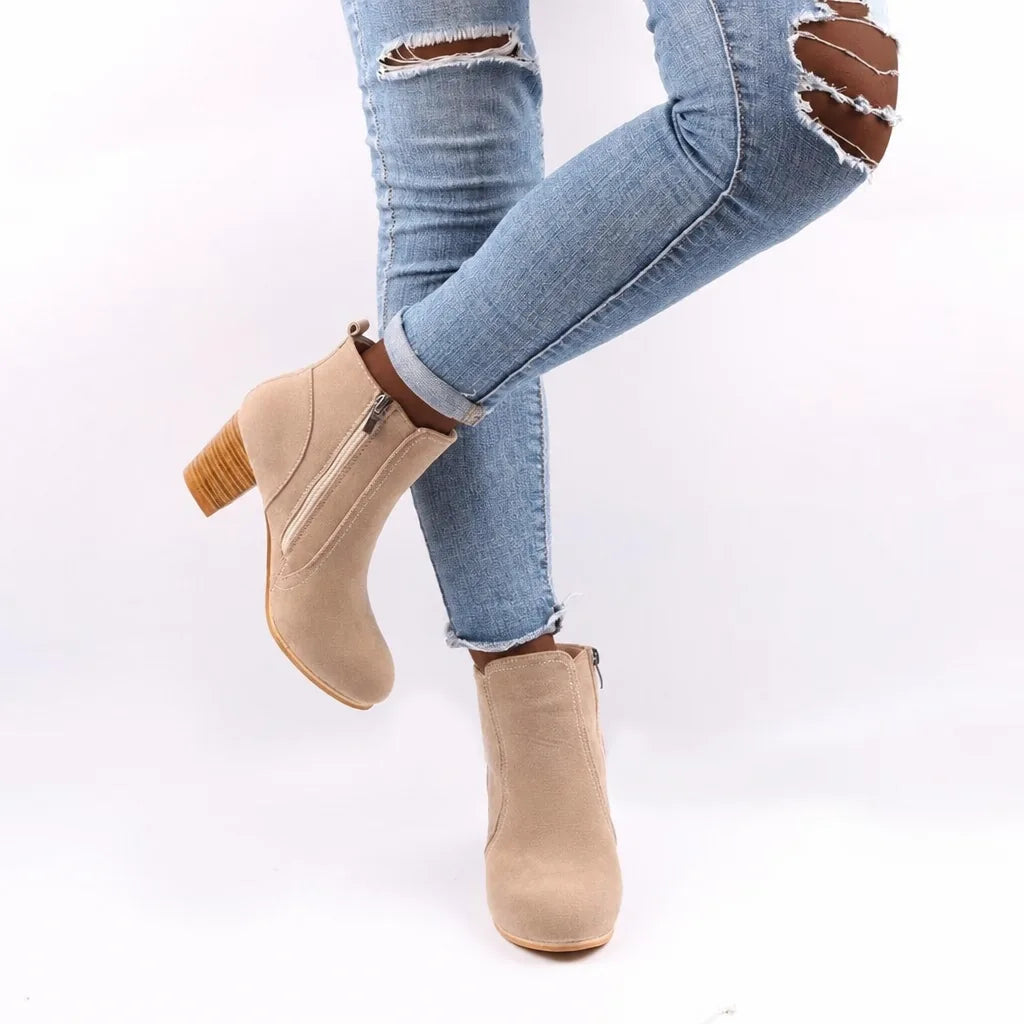Seynabou | Leather Ankle Boots