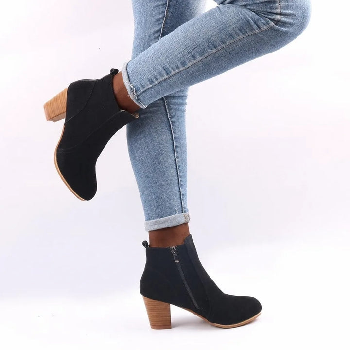 Seynabou | Leather Ankle Boots