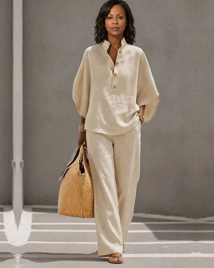 Sophie | Batwing Linen Set