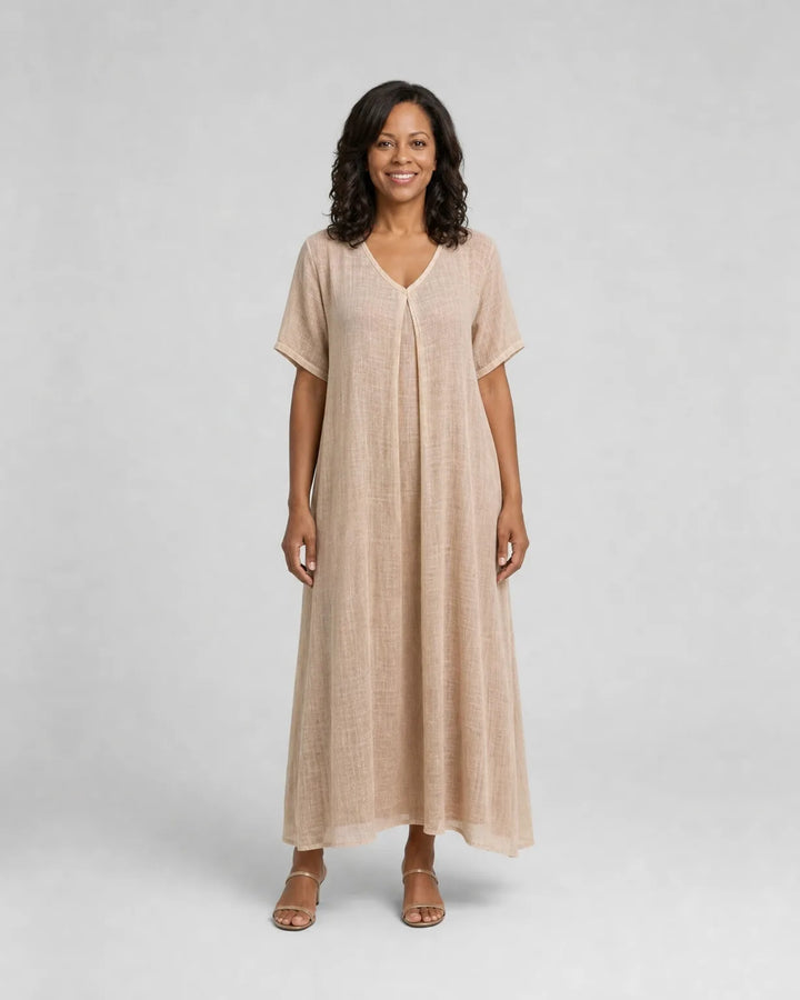 Imani | Loose-Fit V-Neck Dress