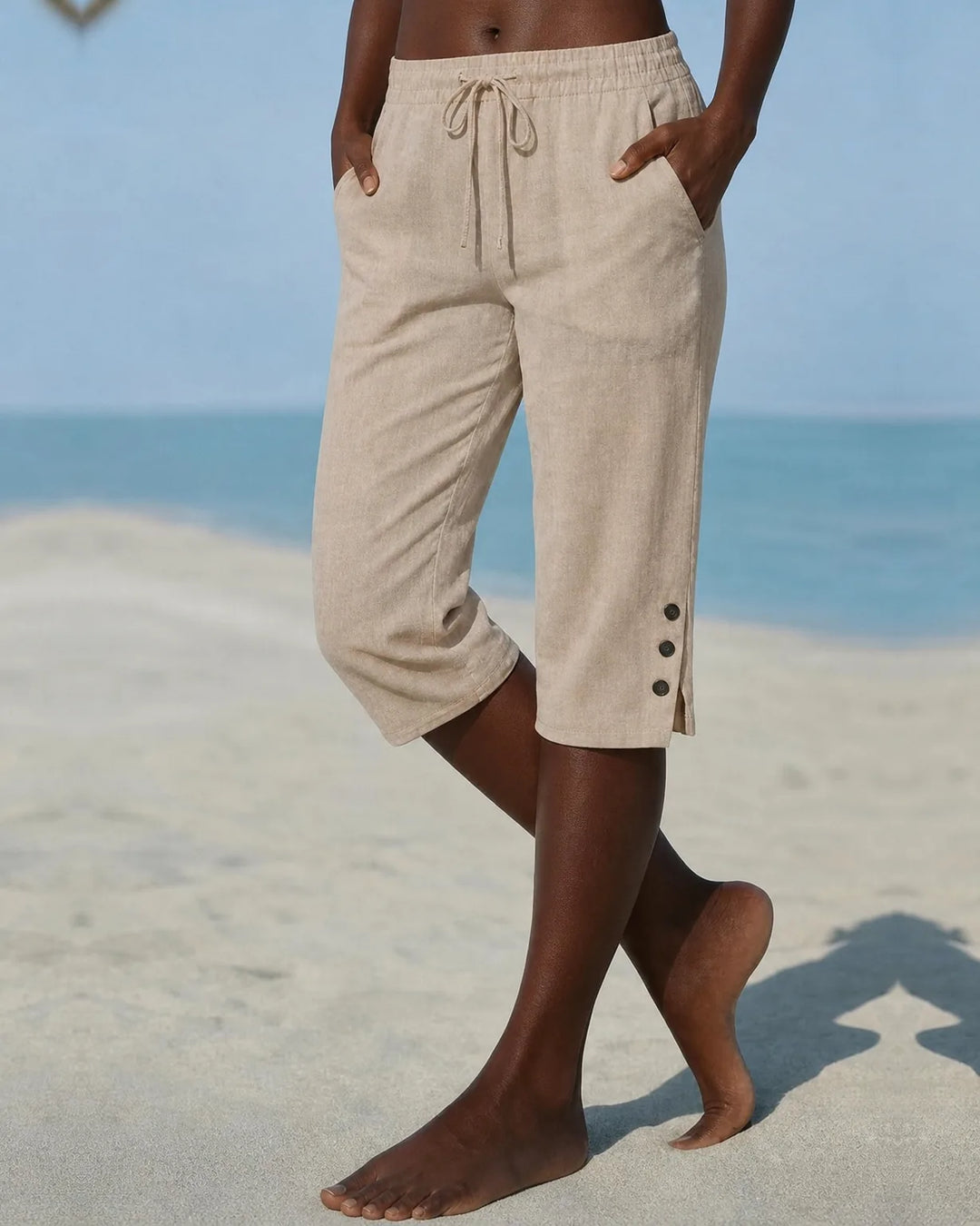 Delphia | Women's Calf Length Capri Pants