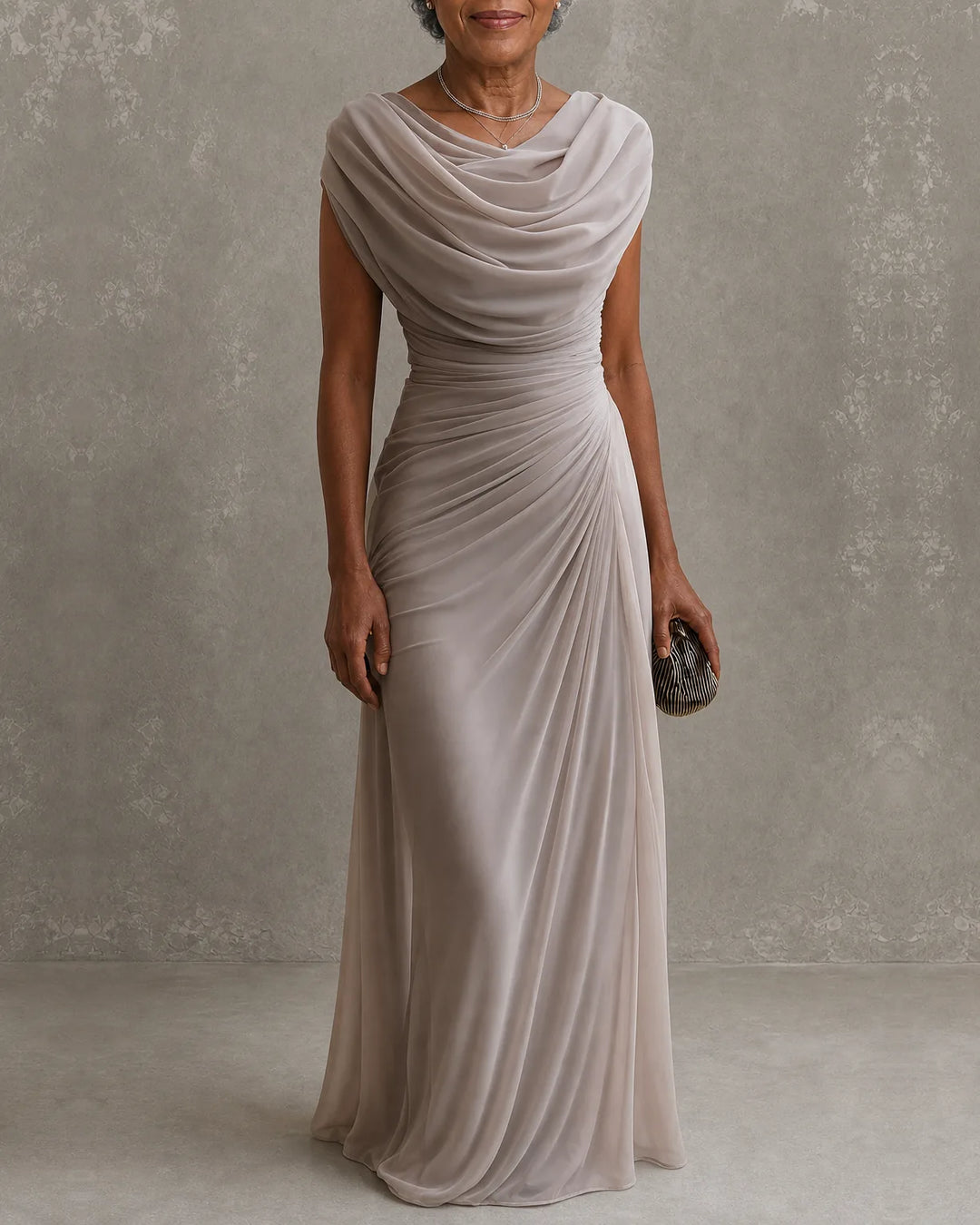 Jenna | Draped Maxi Dress