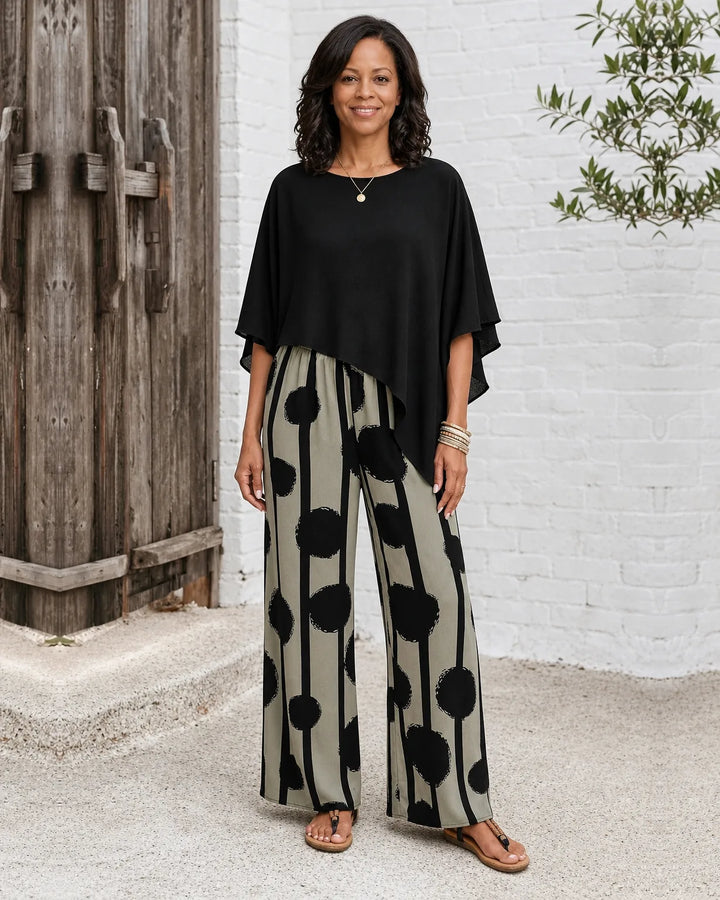 Aaliyah | Kalliope -  Comfortable Elastic Waist Two-Piece Set