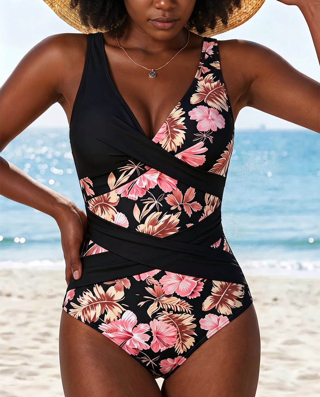 Aaliyah | Floral Swimsuit