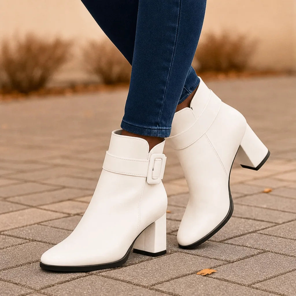 Pauline | Leather Ankle Boots