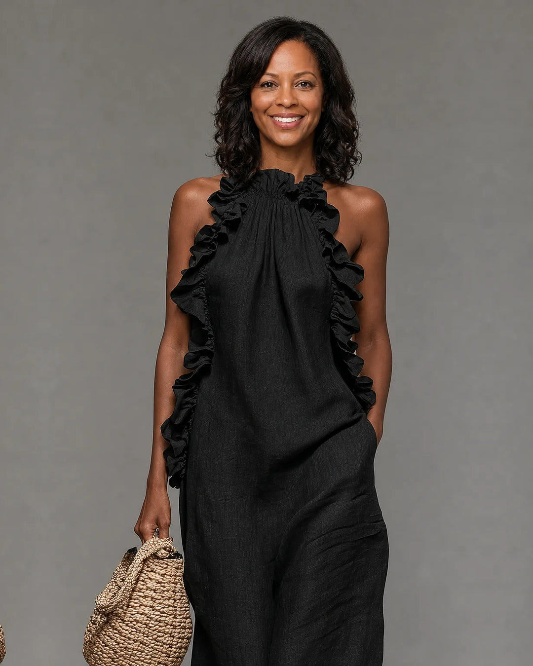 Gwyneth | Ruffled Maxi Dress