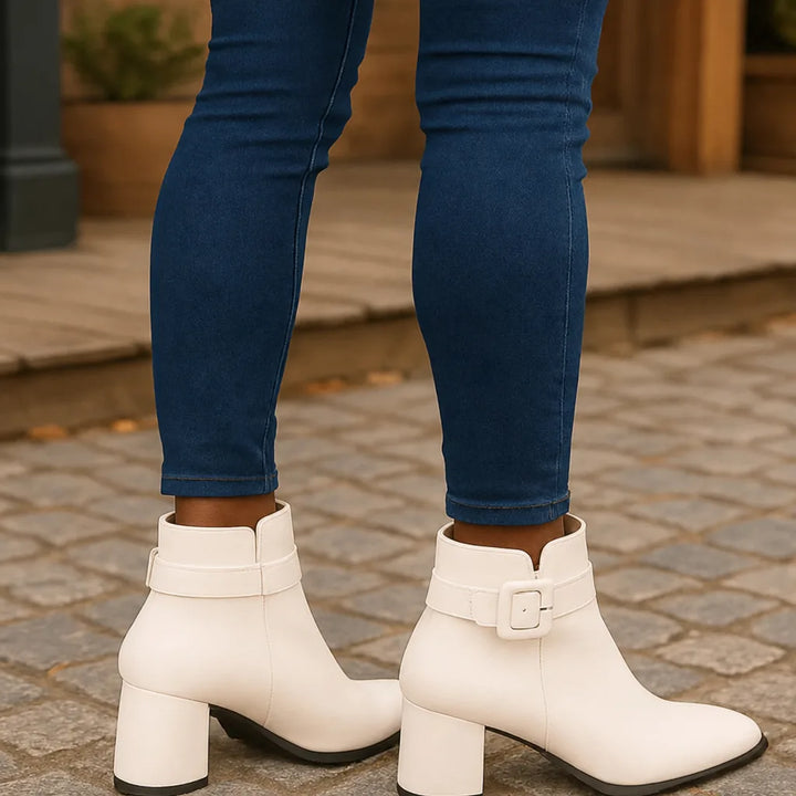 Pauline | Leather Ankle Boots