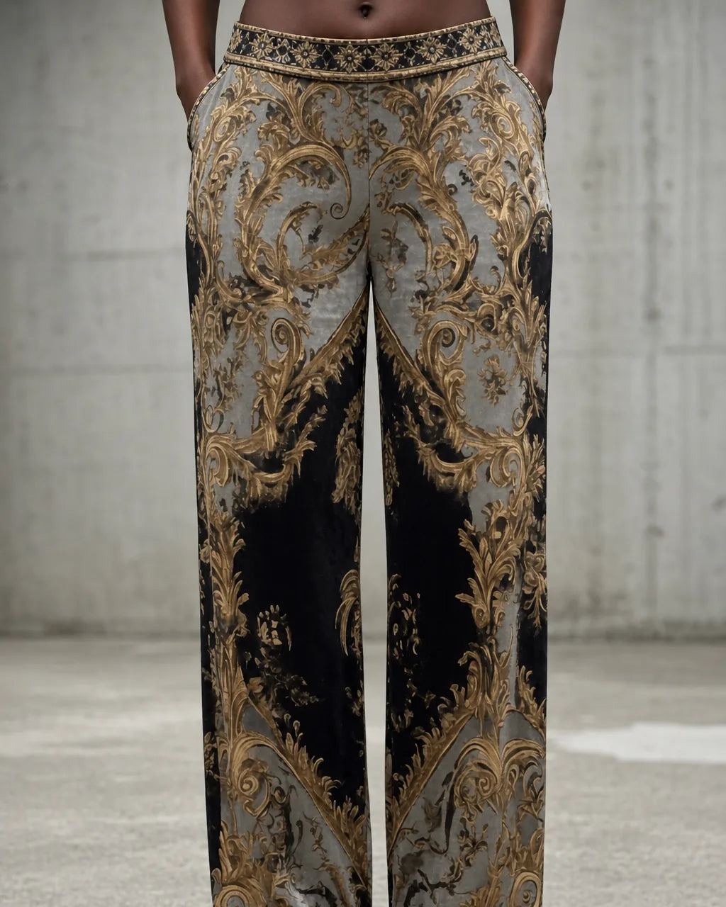 Vionnet | Vintage Embroidered Linen-Look Set