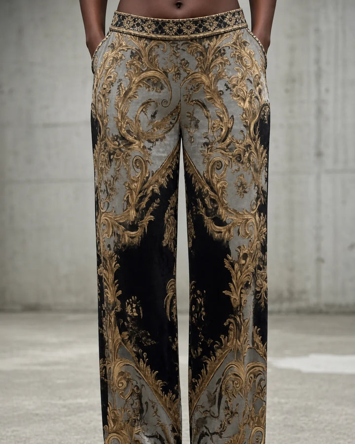 Vionnet | Vintage Embroidered Linen-Look Set