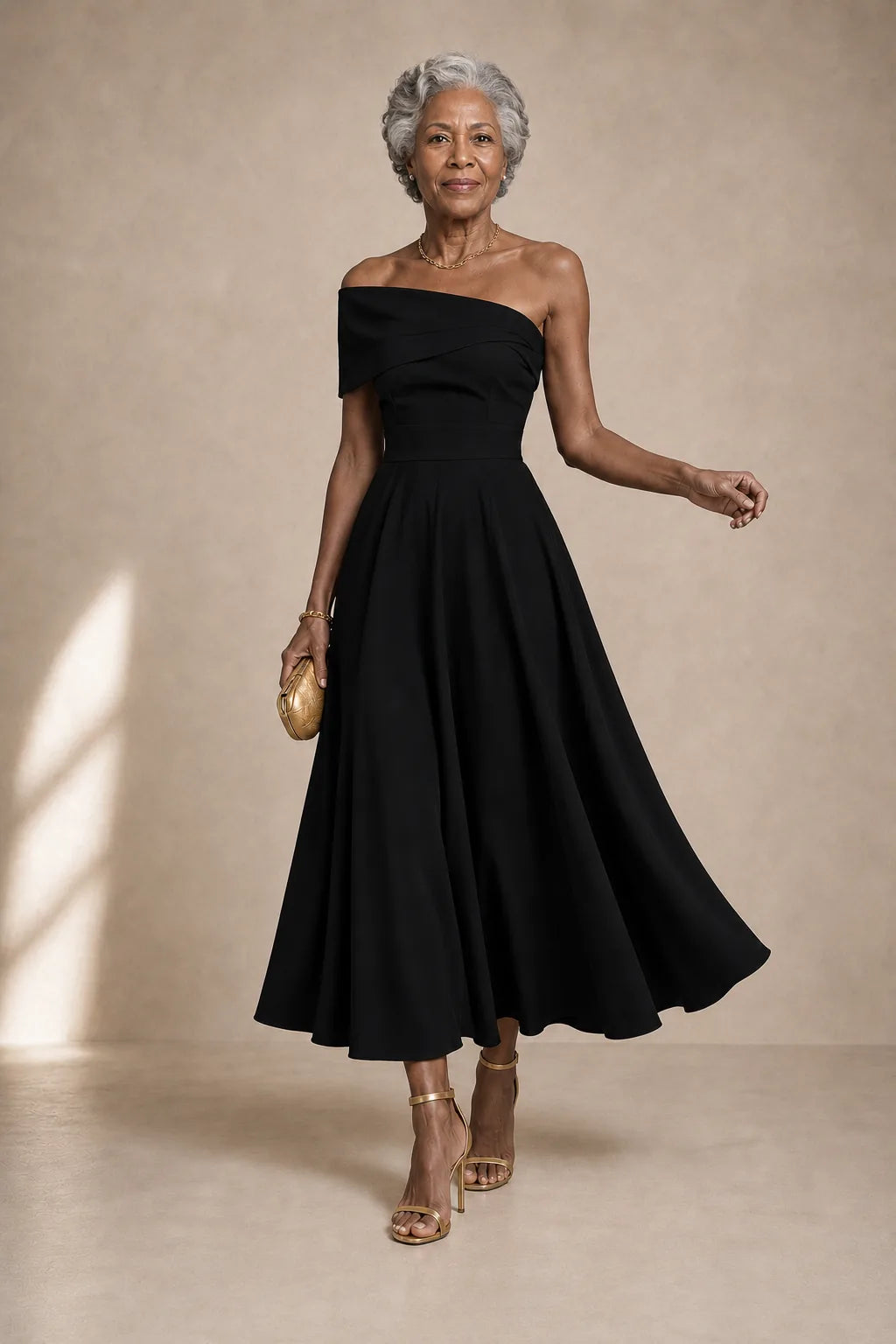 Oyinda | Graceful Sweeping Maxi Dress