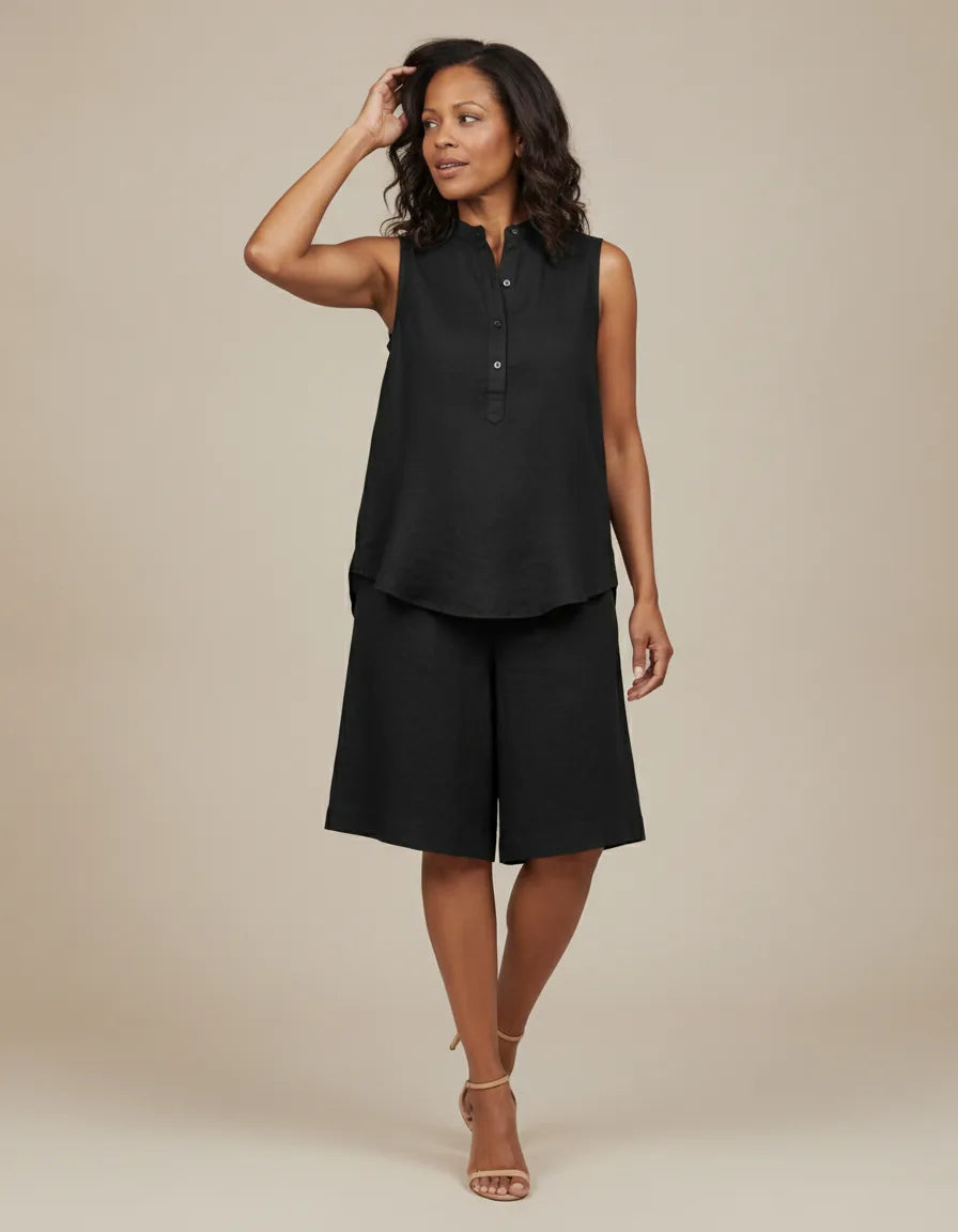 Mariel | Sleeveless Cotton Short Set
