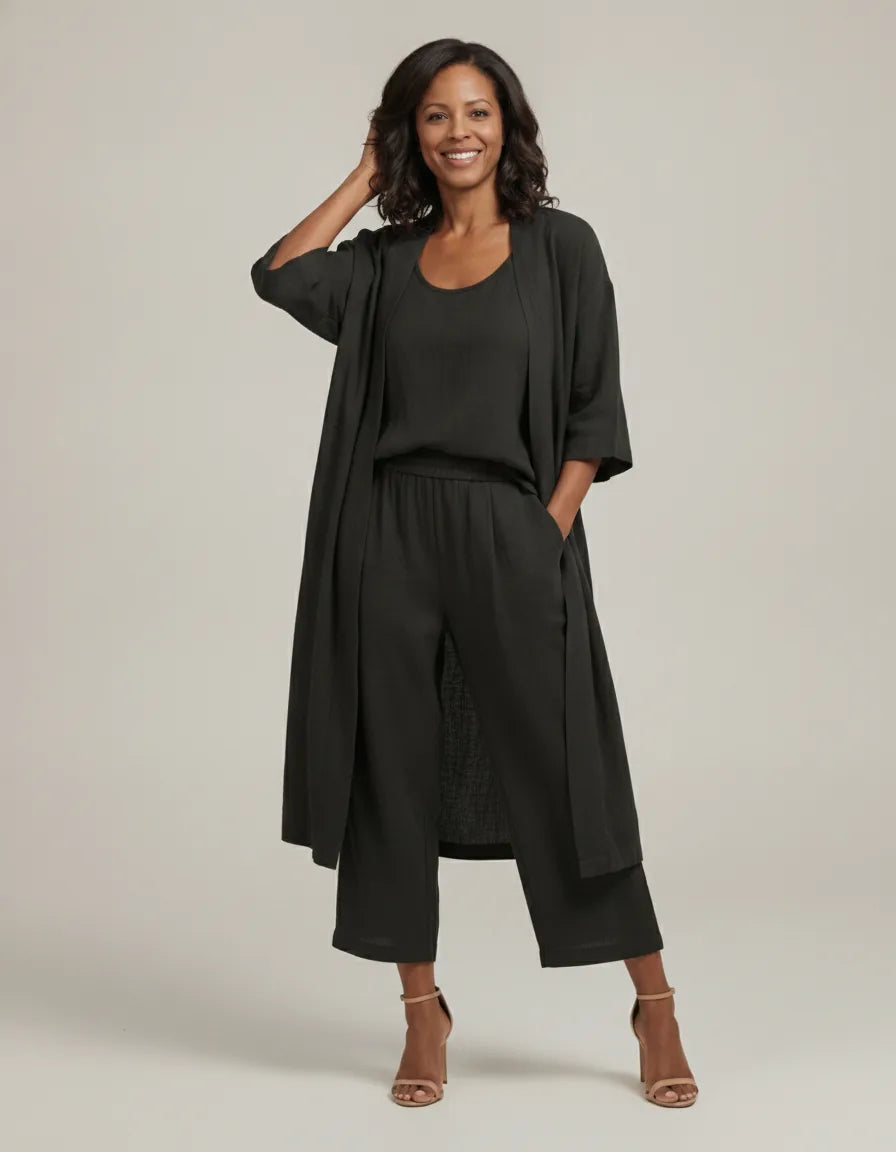 Audrey | Three-Piece Kimono Lounge Set
