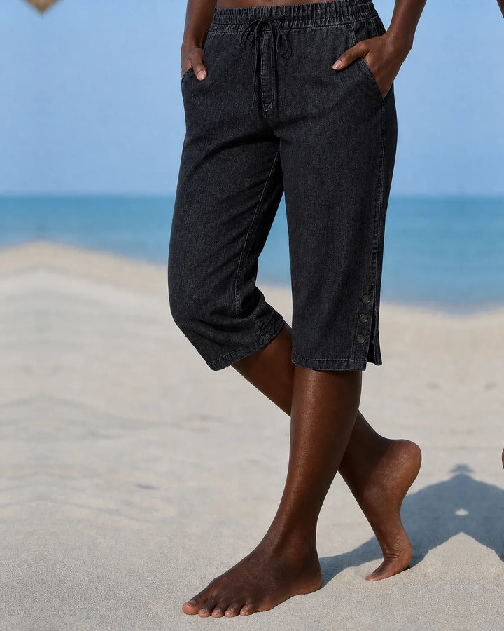Delphia | Women's Calf Length Capri Pants