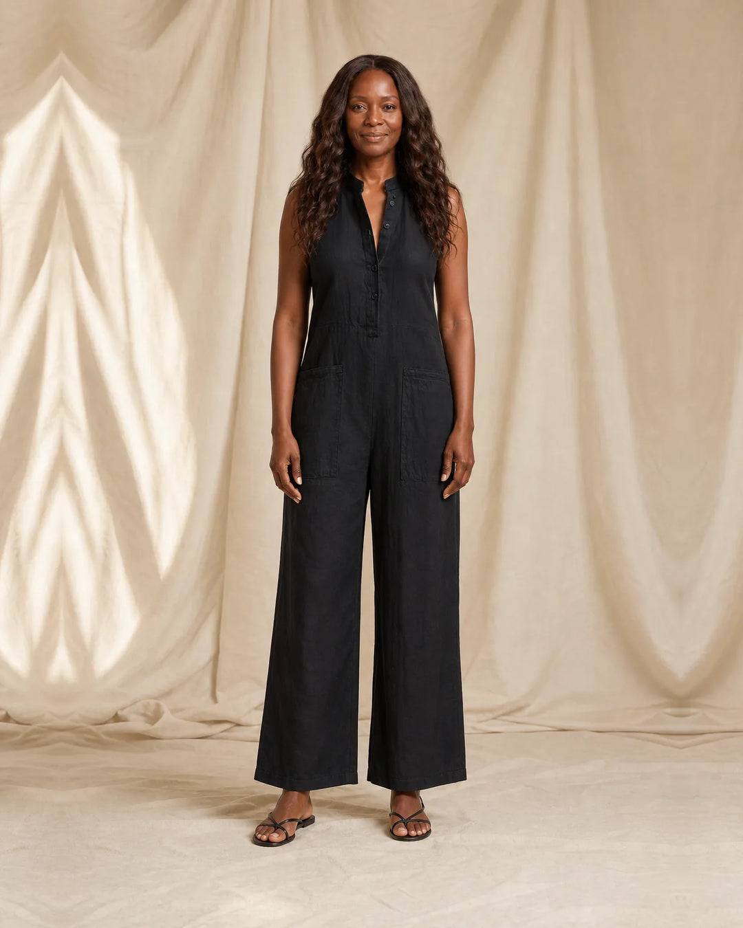 Destiny | Sleeveless Minimalist Jumpsuit