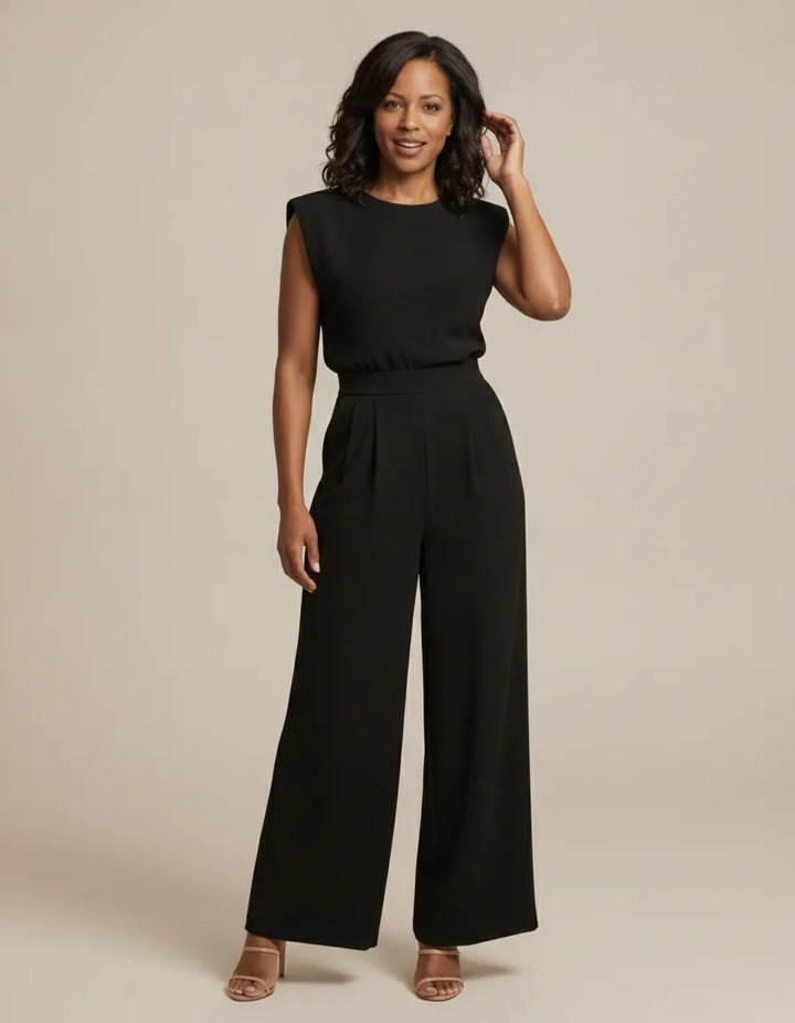 Clara | Belted Wide-Leg Jumpsuit