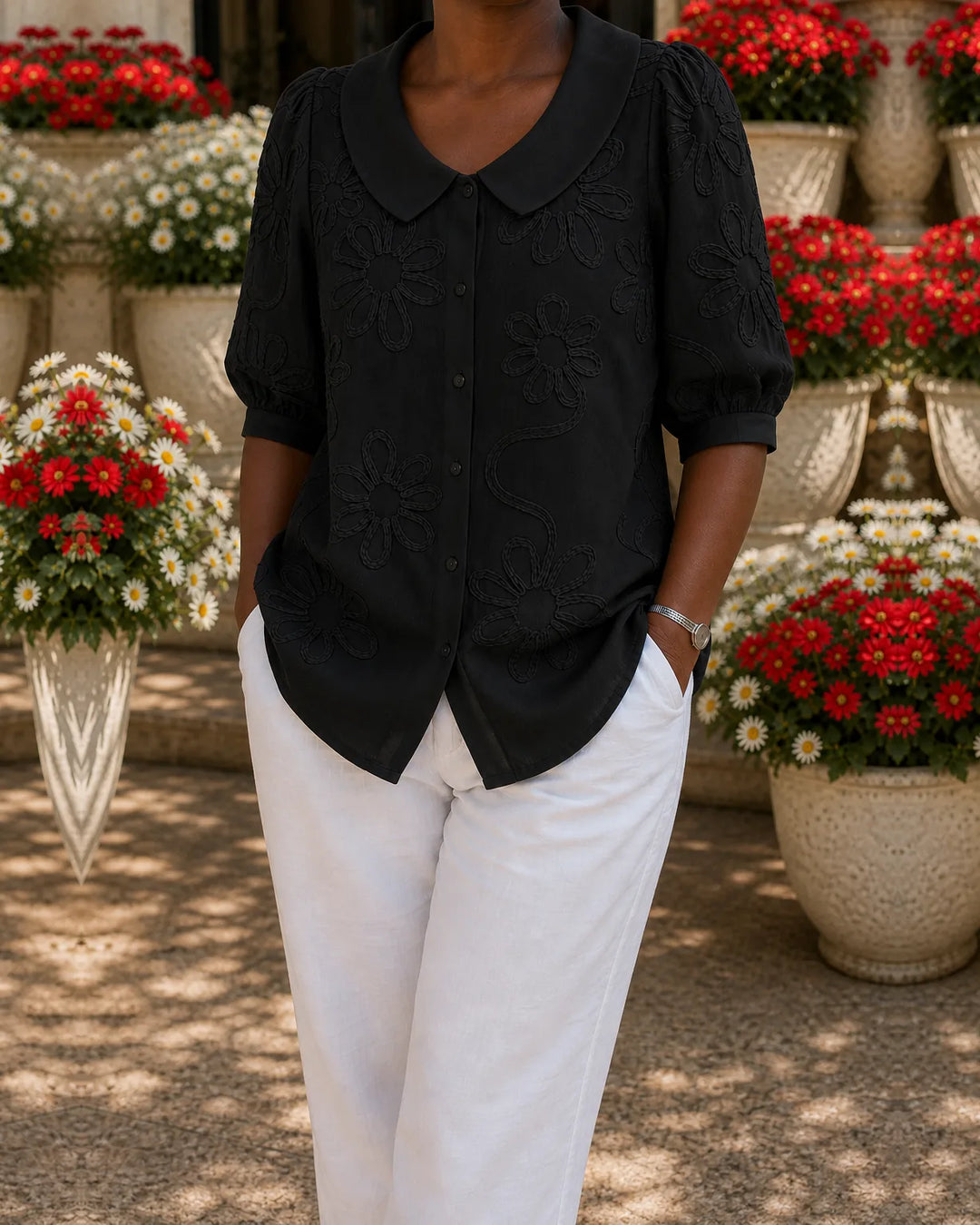 Deja | Elegant Floral Blouse