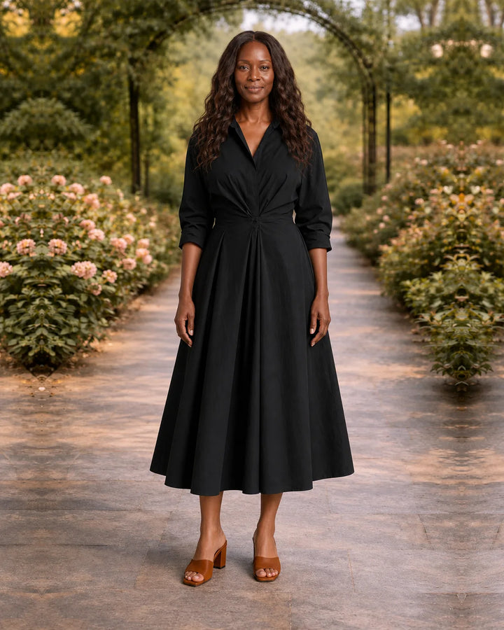 Monroe | Wrap-Front Flowing Maxi Dress