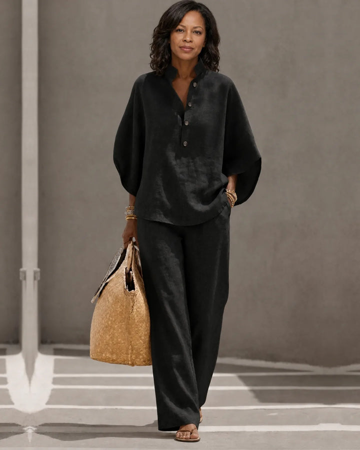 Sophie | Batwing Linen Set