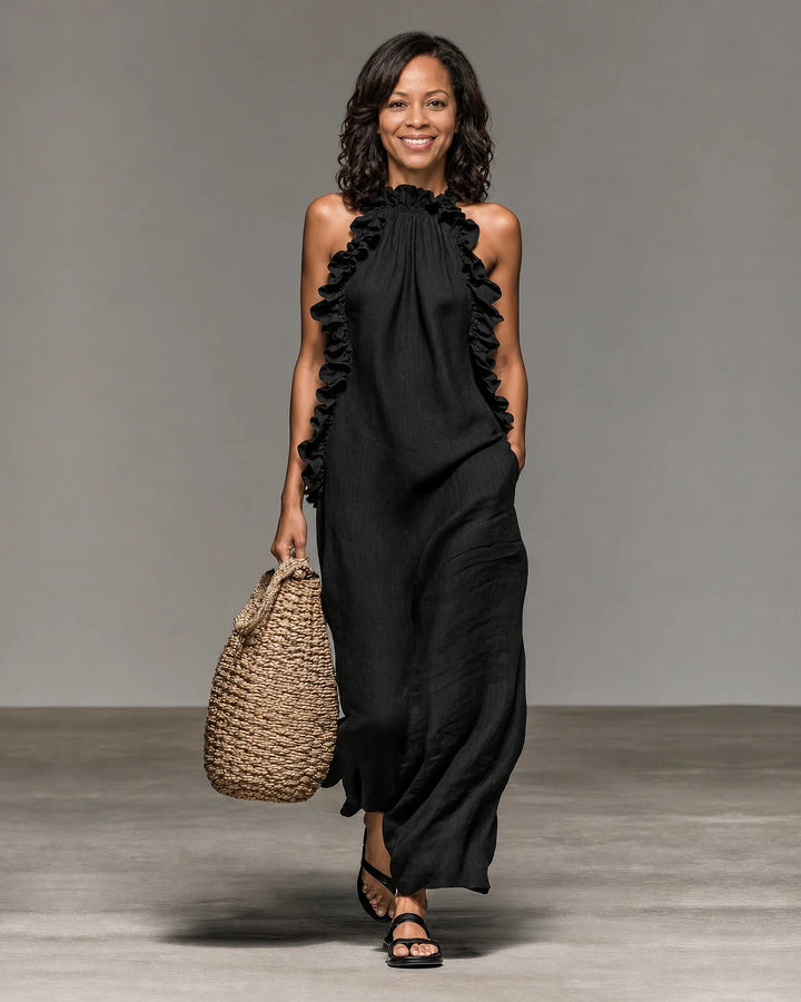 Gwyneth | Ruffled Maxi Dress