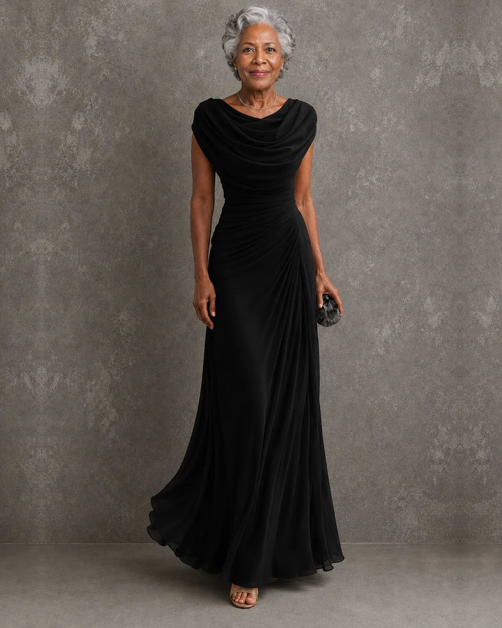 Jenna | Draped Maxi Dress