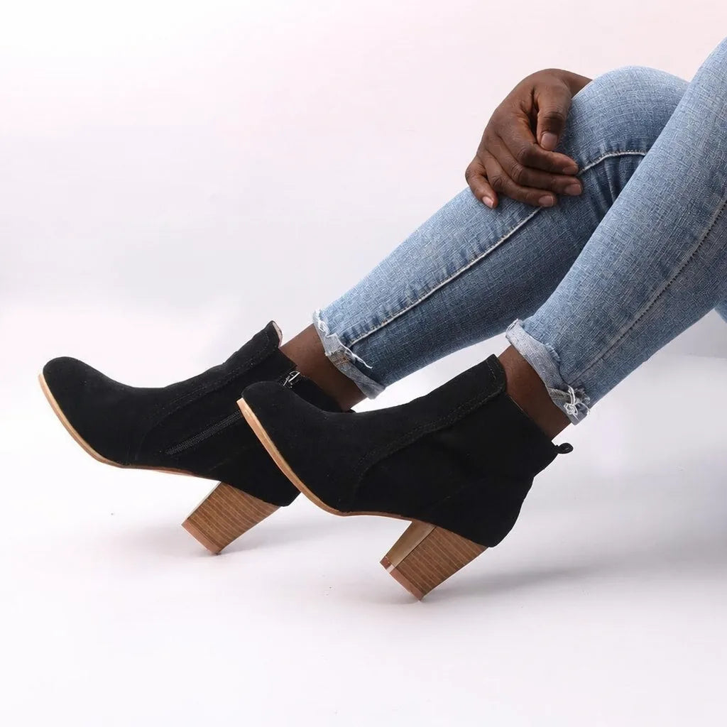 Seynabou | Leather Ankle Boots