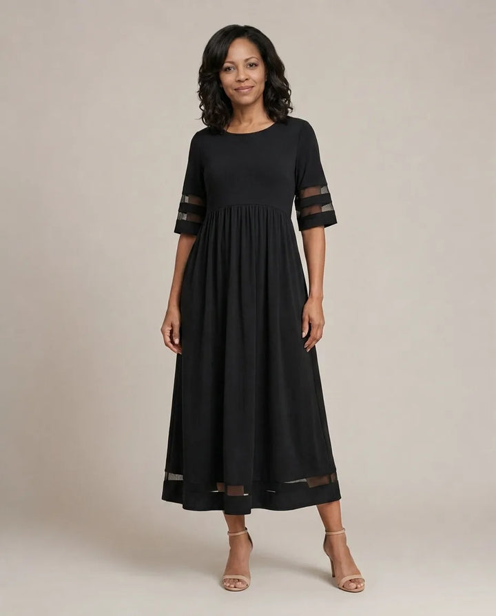 Aubrey | Flattering Tummy-Smoothing Midi Dress