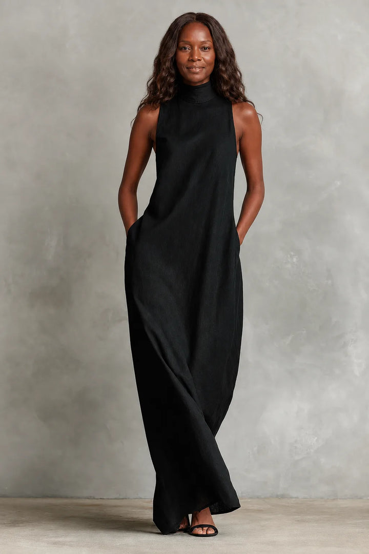 Nerina | Soft Turtleneck Maxi Dress