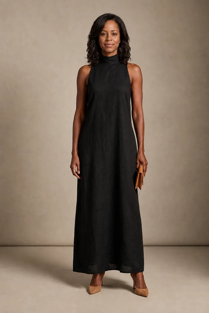 Edda | Soft Turtleneck Maxi Dress