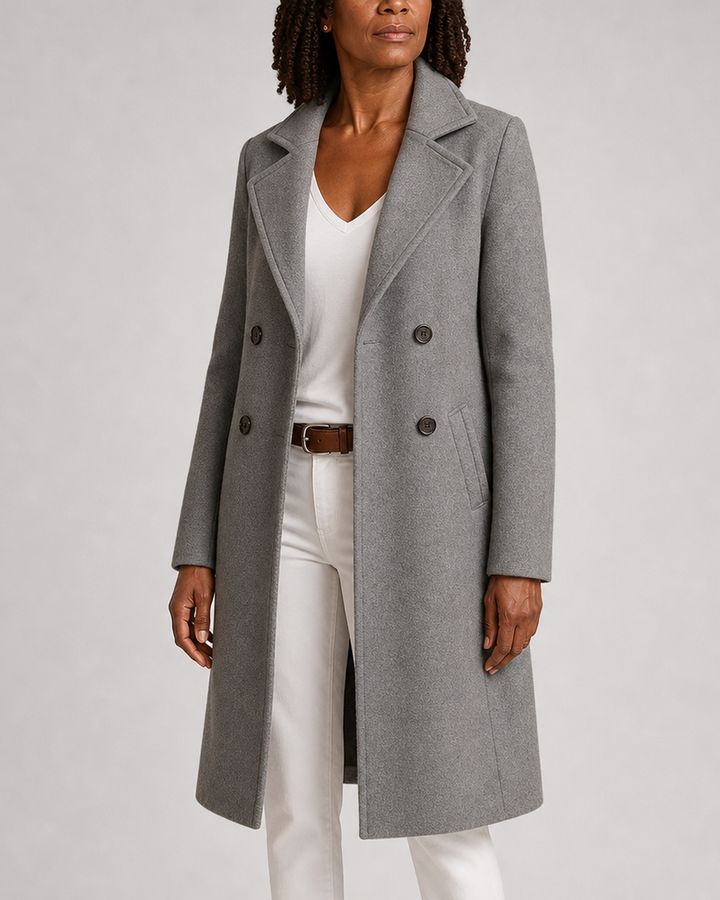 Blanche | Tailored Notch-Lapel Long Coat