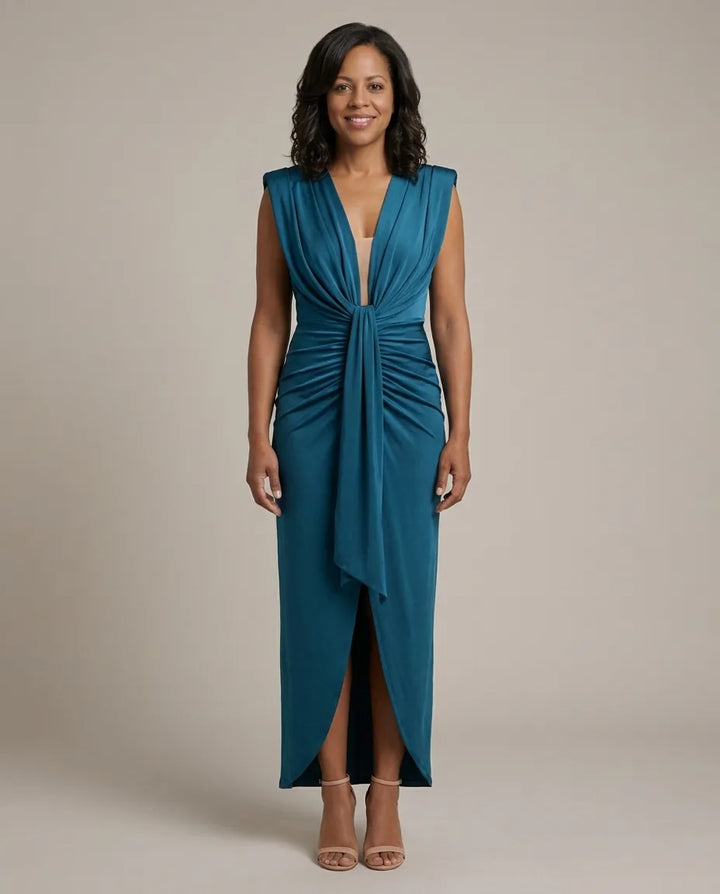 Adeline | Elegant Pleated Dress