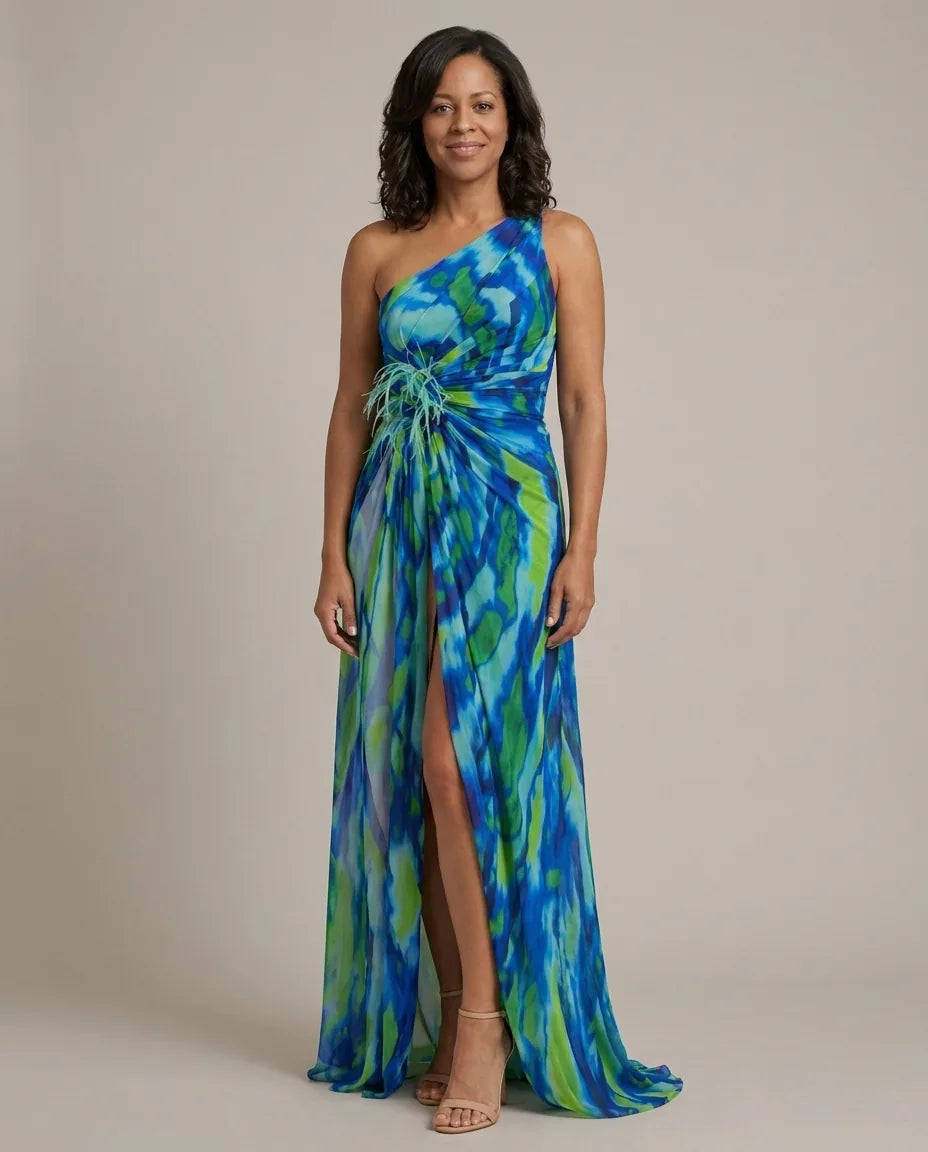 Cora | Vibrant Draped Dress