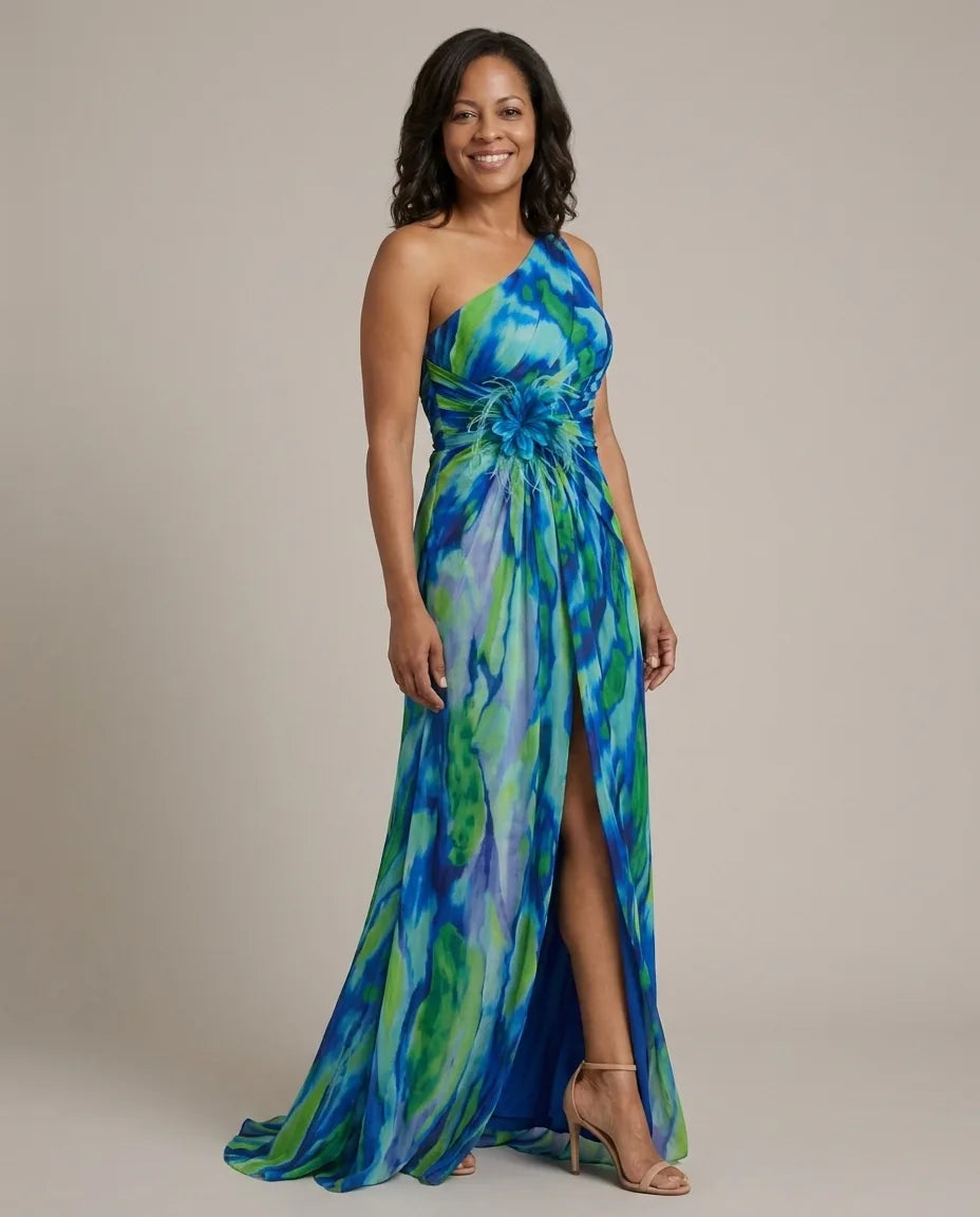 Cora | Vibrant Draped Dress