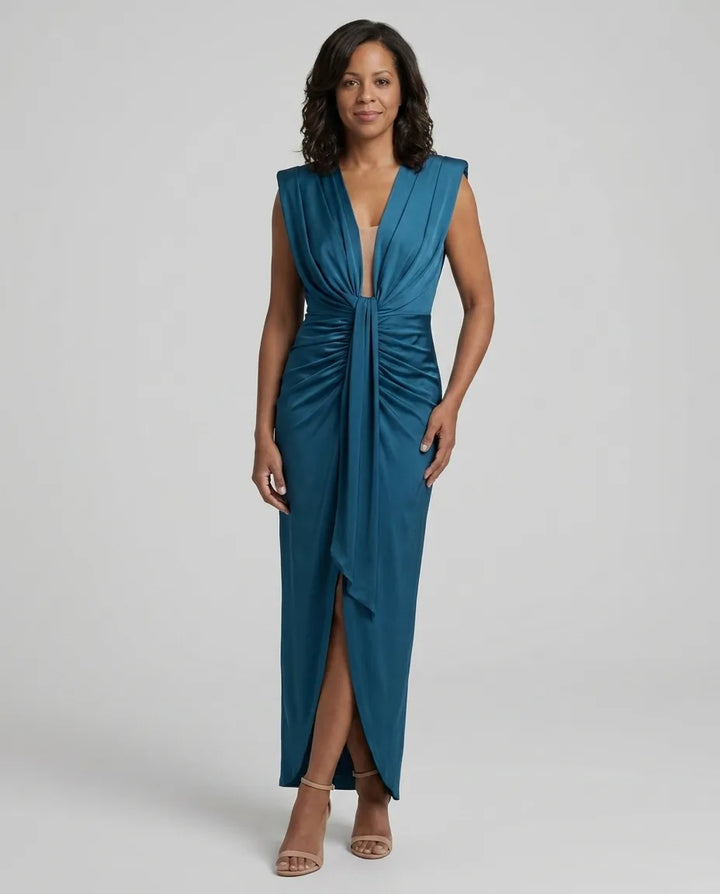 Adeline | Elegant Pleated Dress